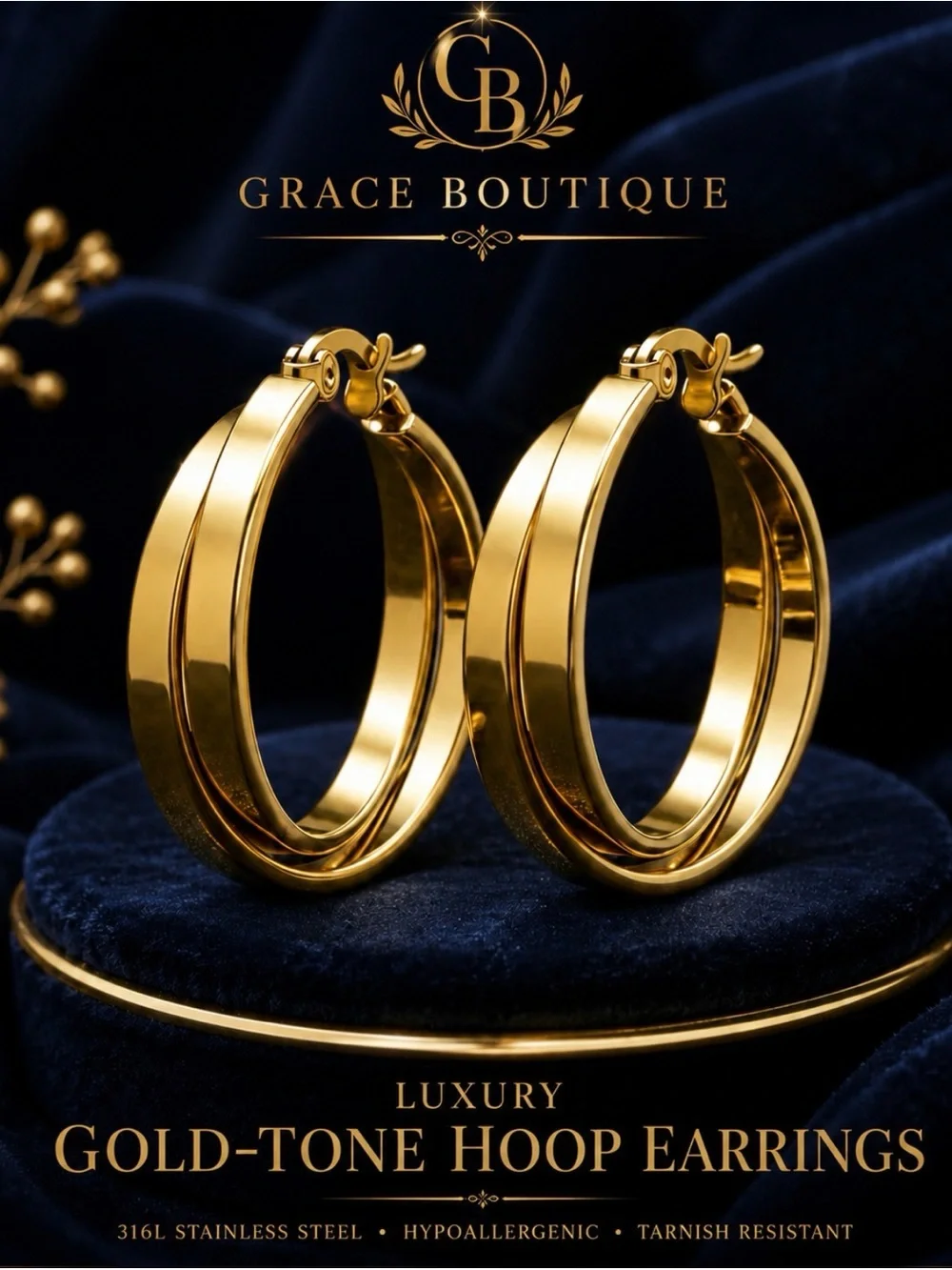 Gold and Multicolor 11-Pair Women’s Earring Bundle